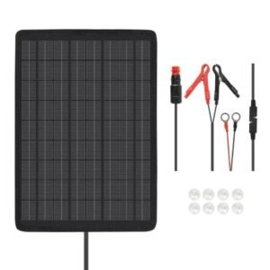 Carregador/Mantenedor de Bateria Solar de 10W