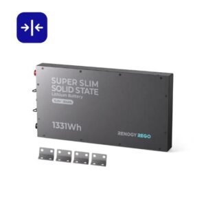 Bateria de Fosfato de Ferro-Lítio Super Fina de 12V 104Ah | Série Rego