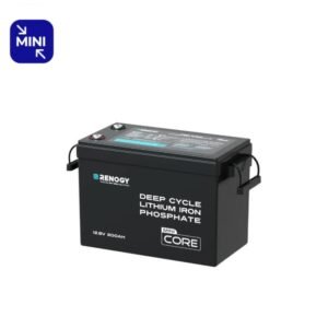 Mini Bateria LiFePO4, 12V 200Ah, com proteção contra baixas temperaturas.