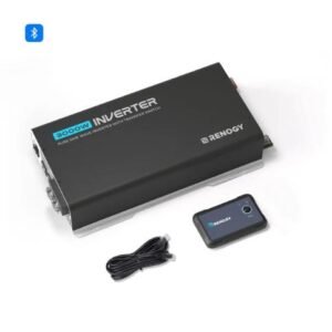 Inversor de onda senoidal pura PUH 12V 3000W com chave de transferência UPS e Bluetooth integrado.